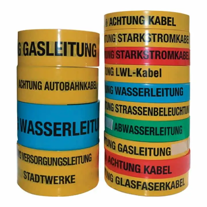 MULTICOLL Trassenwarnband Aufdruck Achtung Hochspannungskabel ( 4000818456 )