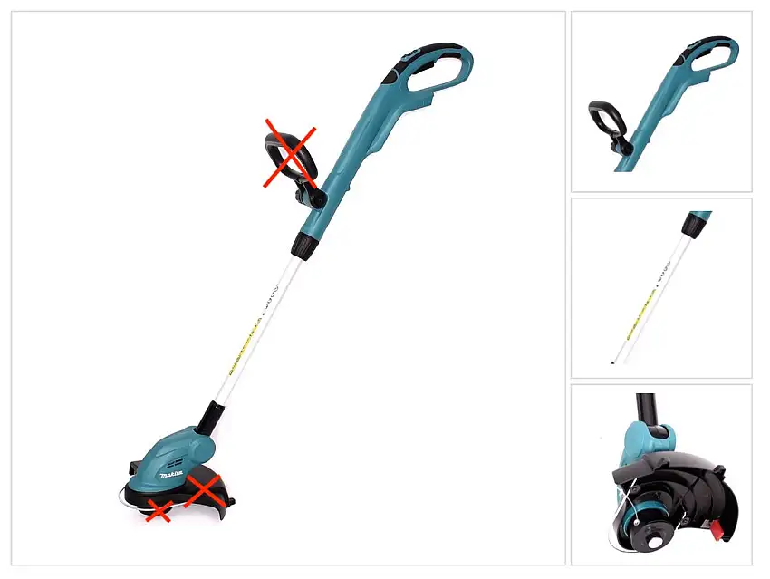 Makita DUR 181 Z 18 V Li-Ion Akku Rasentrimmer Solo - Unvollständig