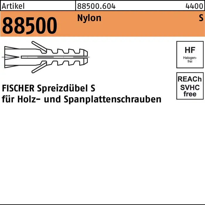 FISCHER Dübel S D8xL40mm ( 8000257906 )