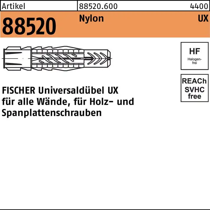 FISCHER Universaldübel UX D12xL70mm ( 8000258602 )