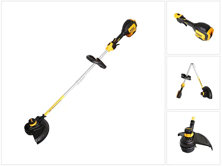 Dewalt DCM 561 PBS 18 V Brushless Li-Ion Akku Rasentrimmer mit geteilter Welle + DeWalt DCL 040 18V XR Li-Ion Akku Lampe