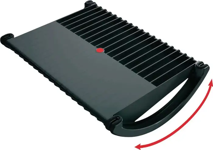 Fußstütze ( 9000460130 ) schwarz B485xT345xH100 mm