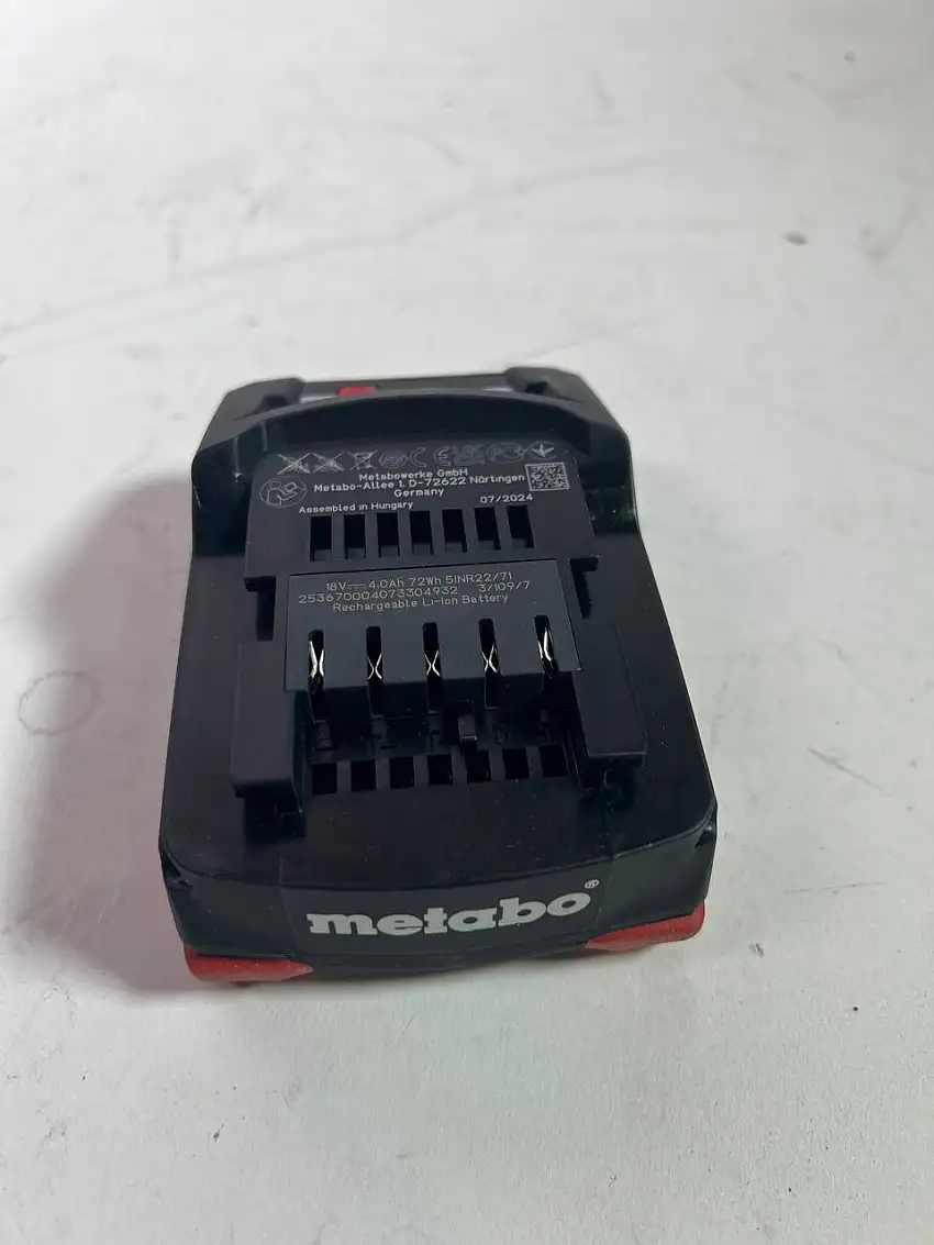 Metabo LiHD Akkupack 18 V 4,0 Ah Li-Ion Akku ( 625367000 ) CAS Sys - Neuwertig