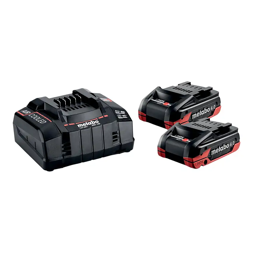 Metabo Basis Set 2x LiHDX Akkupack 18 V 4,0 Ah + ASC 145 Ladegerät ( 685306000 )