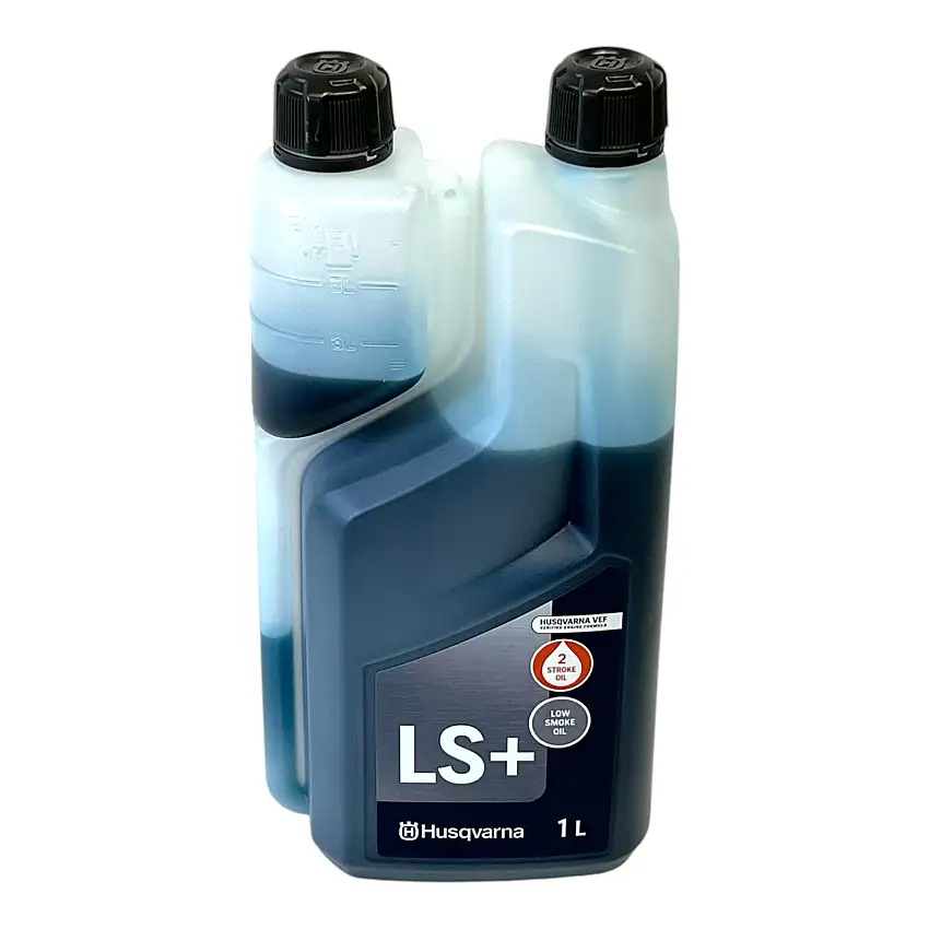 Husqvarna 3x LS+ Zweitakt Öl 1 Liter ( 3x 578037002 ) - 2 Stroke Oil - Low Smoke Oil
