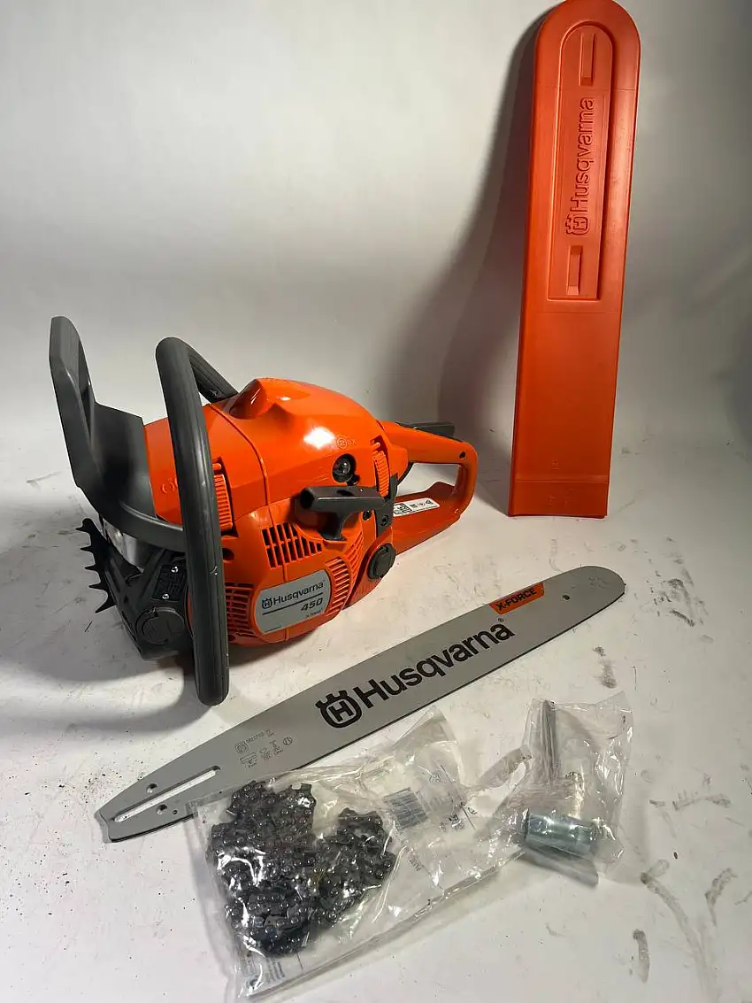 Husqvarna Mark II 450 Benzin-Kettensäge 2,4 kW, Schwert 45 cm - „Herstellergeprüft & überholt“