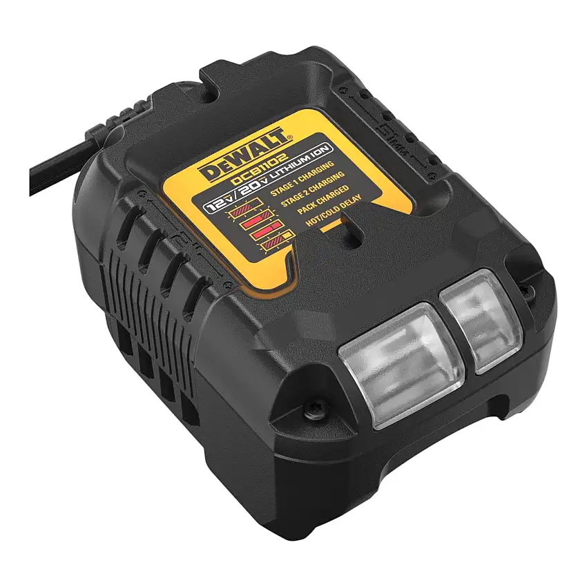 DeWalt DCB 1102 D2 Akku Starter Set 18 V mit 2x Akku 2,0 Ah + DCB 1102 Ladegerät