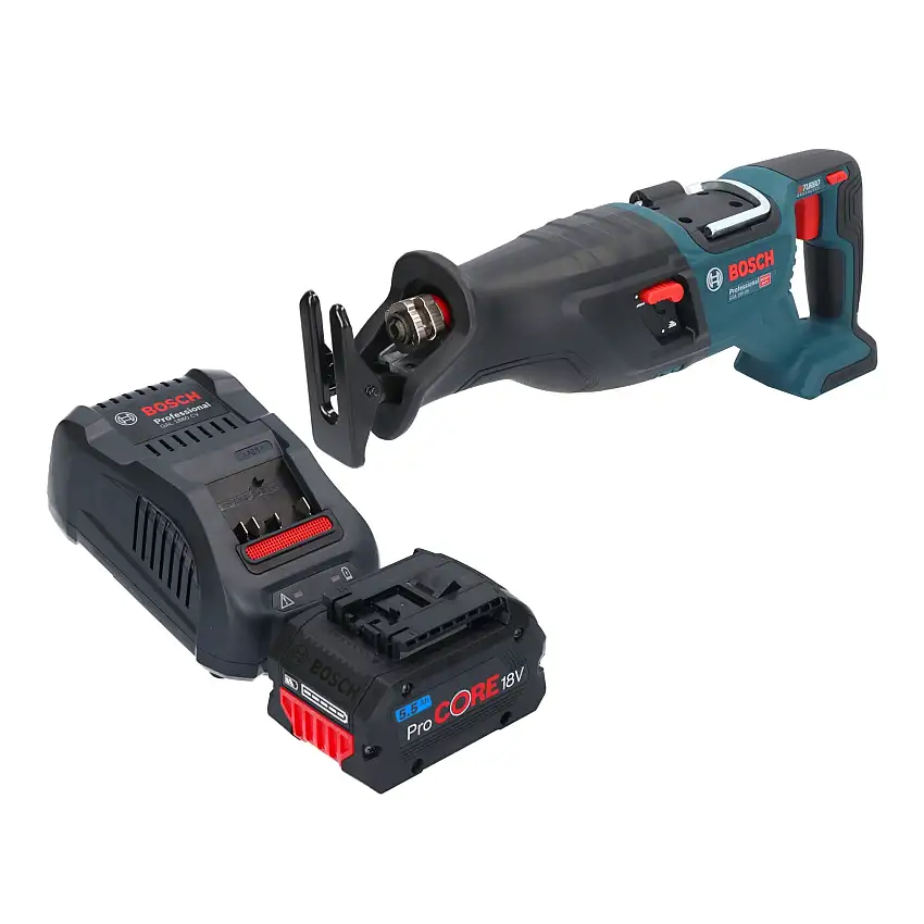 Bosch GSA 18V-28 Professional Akku Säbelsäge 18 V BITURBO Brushless + 1x ProCORE Akku 5,5 Ah + Ladegerät
