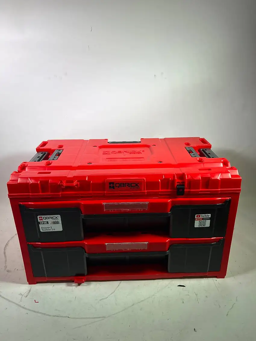 Qbrick System ONE Drawer 2 Toolbox 2.0 RED Ultra HD Custom - Beschädigt