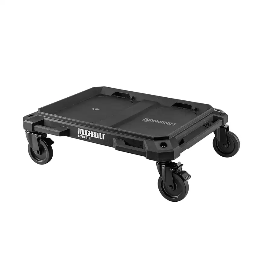 Toughbuilt StackTech TB-B1-T-10 Rollbrett mit 4 Lenkrollen 113 Kg belastbar für StackTeck Standard