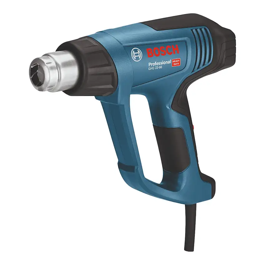 Bosch GHG 23-66 Professional Heißluftgebläse 2300 W 50 - 650 °C ( 06012A6303 ) + 5x Düse + L-Boxx
