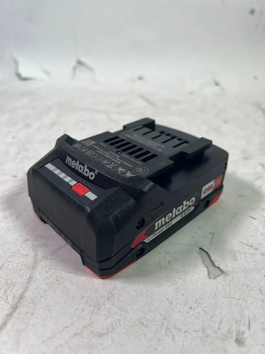 Metabo Li-Power Akkupack 18 V 2,0 Ah CAS Li-Ion Akku ( 625596000 ) mit Ladestandsanzeige - Leicht Gebraucht