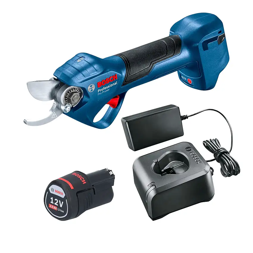 Bosch Pro Pruner Professional Akku Astschere 12 V + 1x Akku 2,0 Ah + Ladegerät