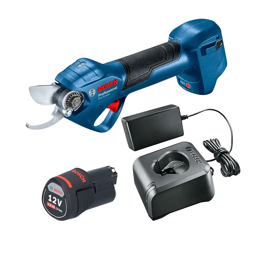 Bosch Pro Pruner Professional Akku Astschere 12 V + 1x Akku 3,0 Ah + Ladegerät