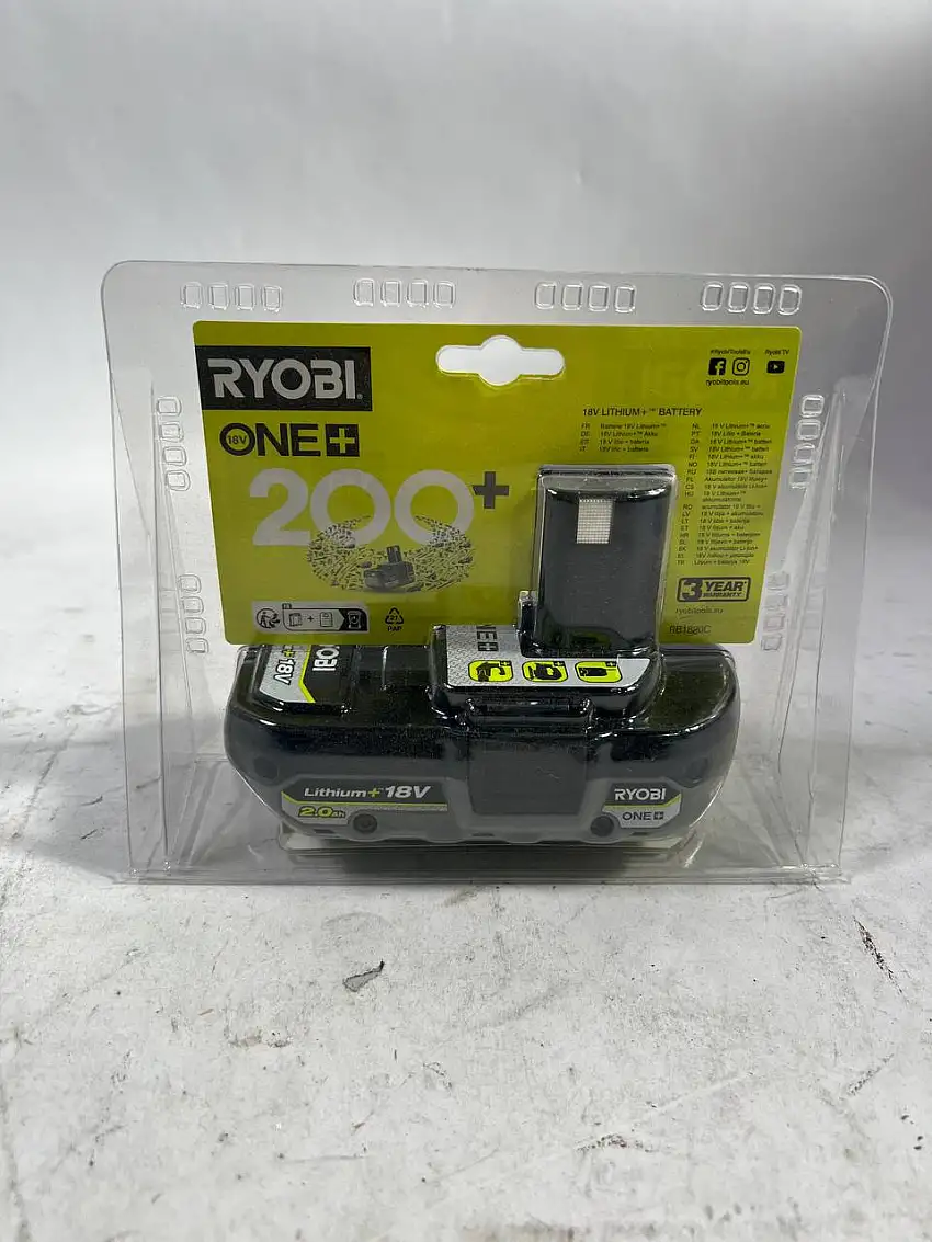 RYOBI RB18L20 Akku 18 V 2,0 Ah / 2000 mAh Li-Ion ( 5133002737 ) - Neuwertig
