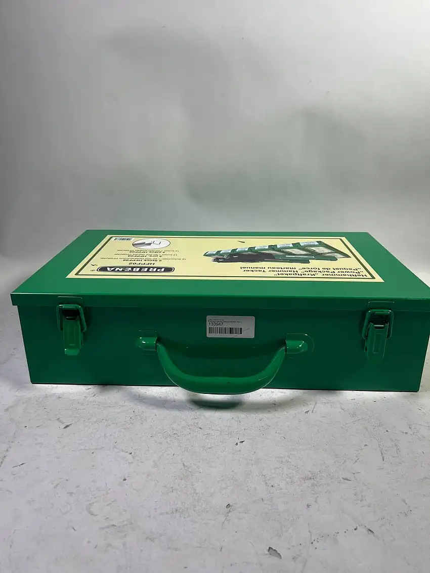 Prebena Metall-Transportkoffer 430 x 255 x 110 mm + Universal Schaumstoffeinlage - Beschädigt