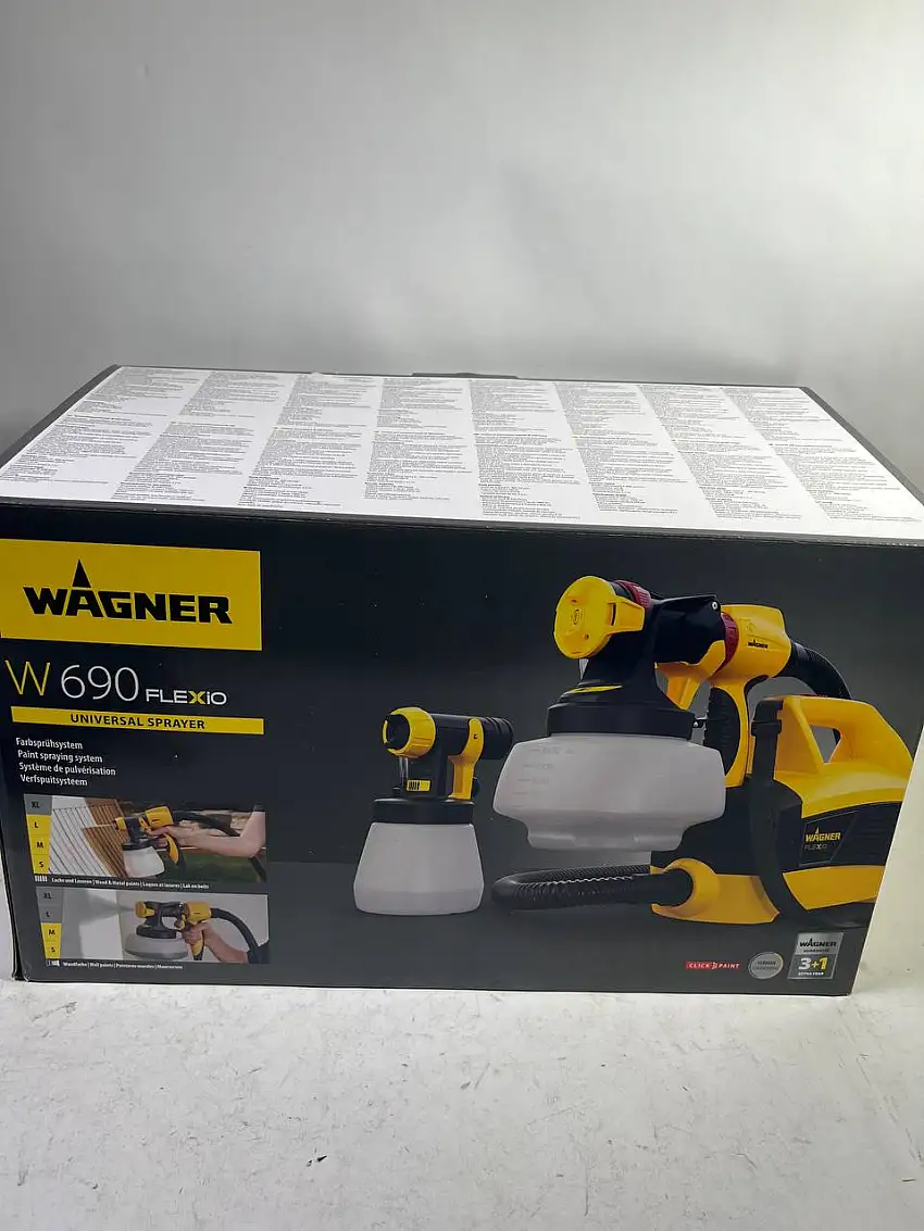 Wagner W 690 FLEXiO Farbsprühsystem 630 Watt 0,8 l 1,8 l ( 2361543 ) - Beschädigt