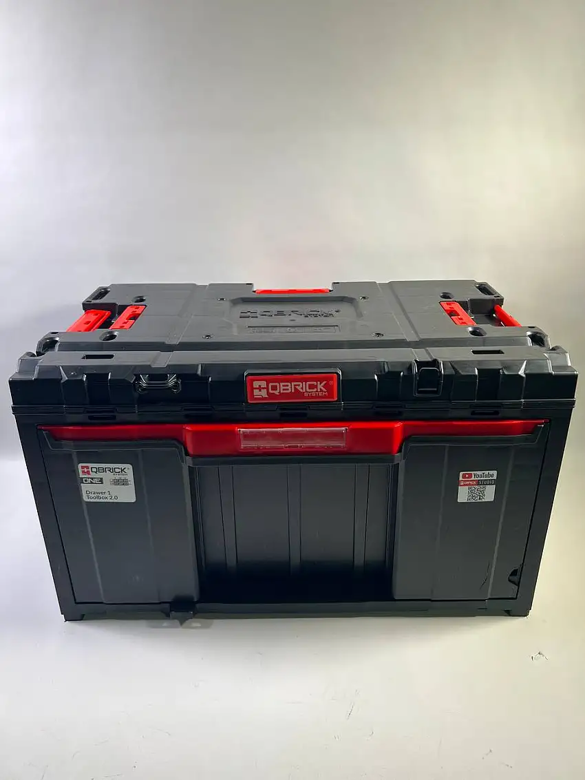 Qbrick System ONE Drawer 1 Toolbox 2.0 Werkzeugbox 587 x 380 x 340 mm 32,5 L mit einer Schublade - Beschädigt