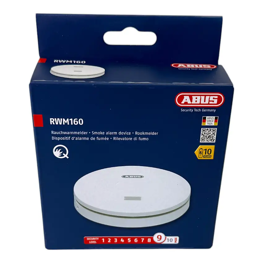 ABUS RWM 160 Rauchmelder 2,3 cm Höhe Gefahrenmelder weiß