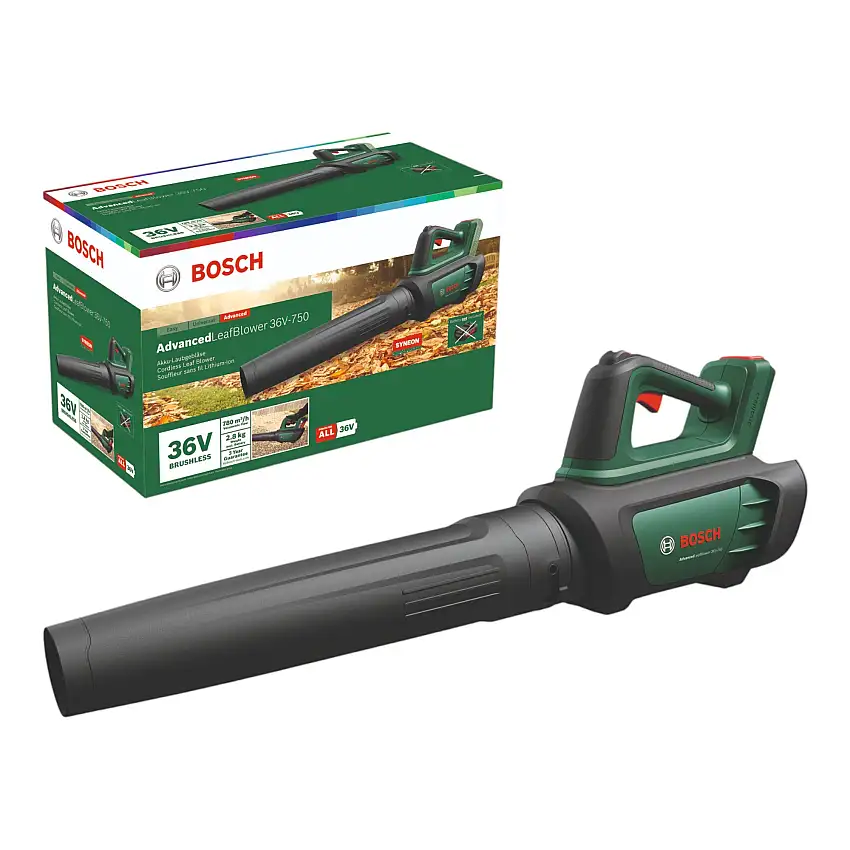 Bosch AdvancedLeafBlower 36V-750 Akku Laubbläser 36 V ( 06008C6001 ) Solo - ohne Akku, ohne Ladegerät