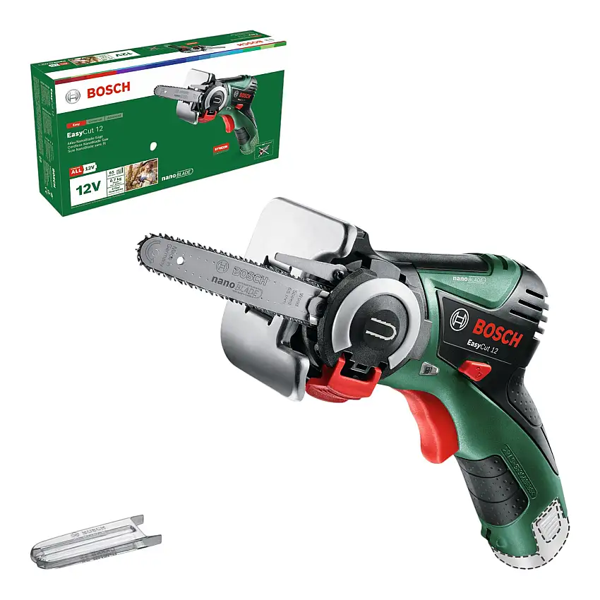 Bosch EasyCut 12 Akku Säge 12 V 65 mm Mini Kettensäge ( 06033C9001 ) Solo - ohne Akku, ohne Ladegerät