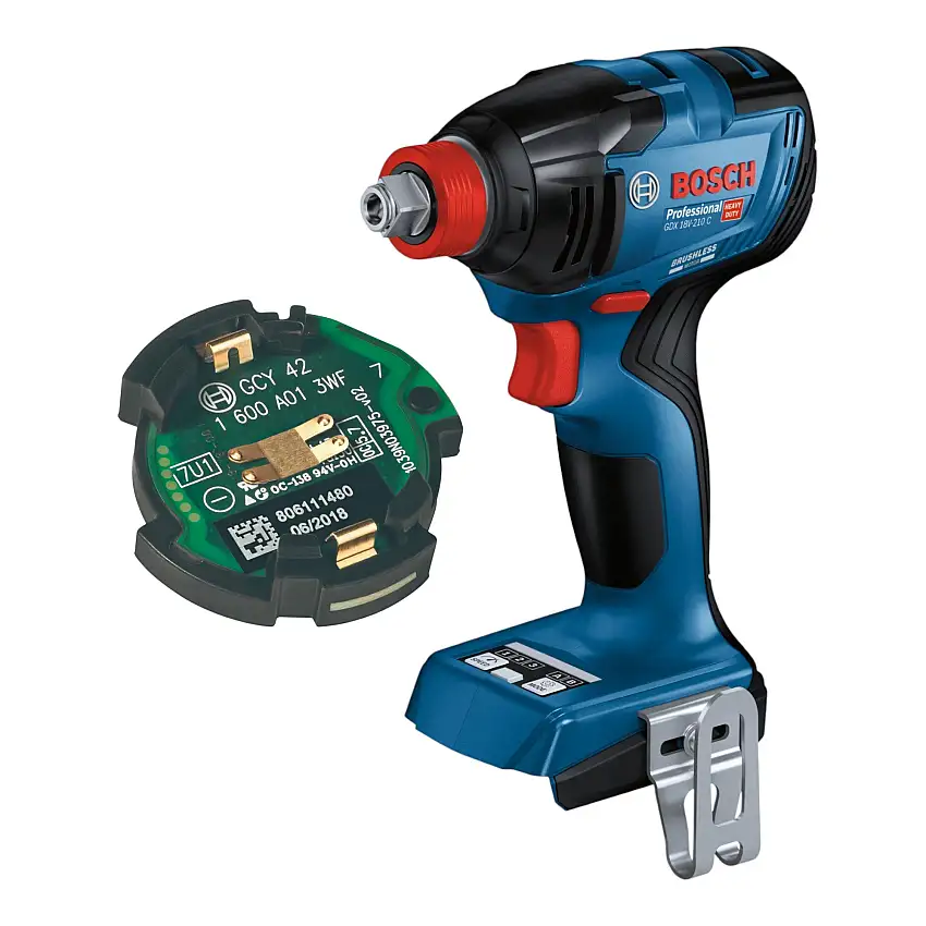 Bosch GDX 18V-210 C Professional Akku Drehschlagschrauber 18 V 210 Nm Brushless + GCY 42 Bluetooth Modul - ohne Akku, ohne Ladegerät