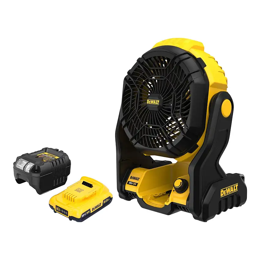 DeWalt DCE 512 D1 Akku Ventilator 18 V + 1x Akku 2,0 Ah + Ladegerät