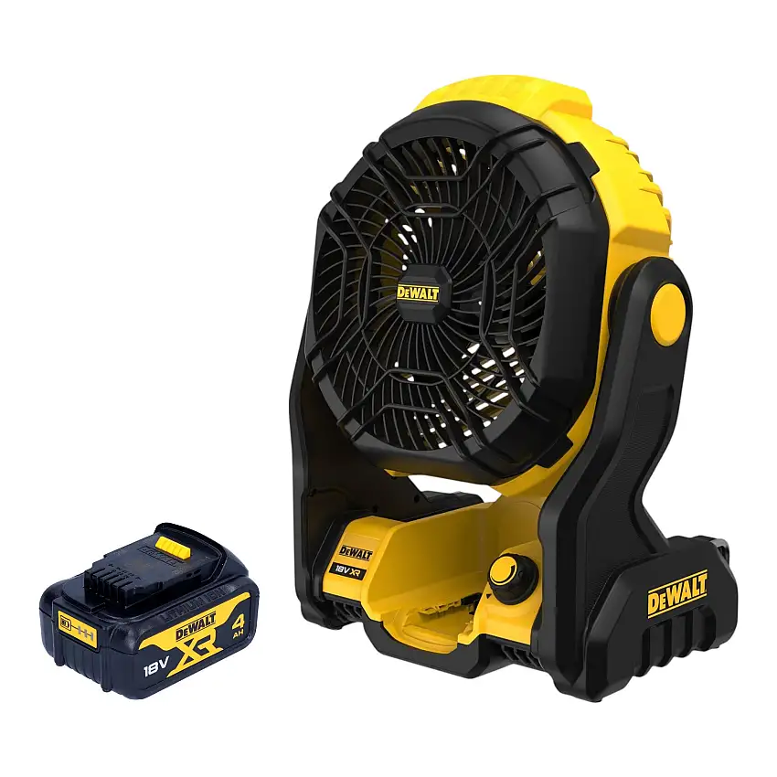 DeWalt DCE 512 N Akku Ventilator 18 V + 1x Akku 4,0 Ah - ohne Ladegerät