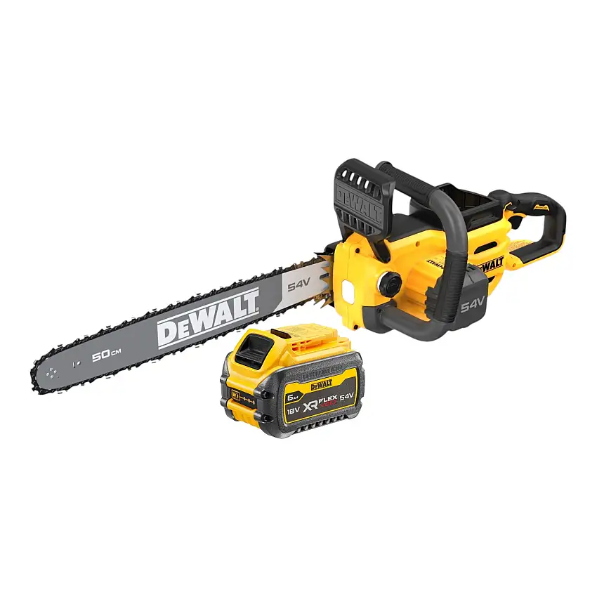 DeWalt DCMCS 575 N Akku Kettensäge 54 V FlexVolt 50 cm Brushless + 1x Akku 6,0 Ah - ohne Ladegerät