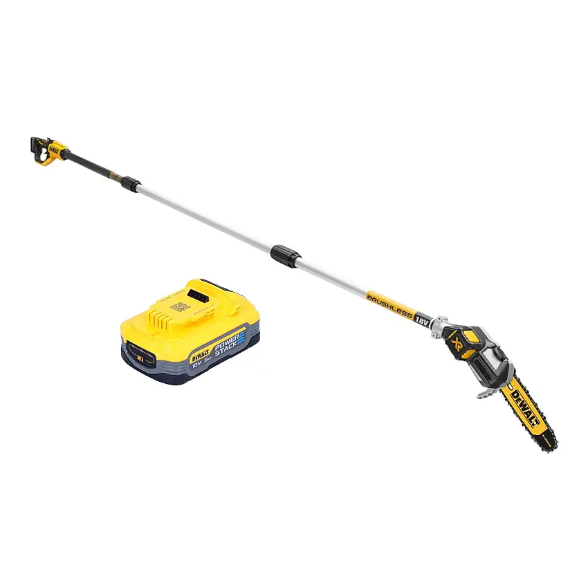 DeWalt DCMPS 567 N Akku Hochentaster 18 V Brushless + 1x Powerstack Akku 5,0 Ah - ohne Ladegerät