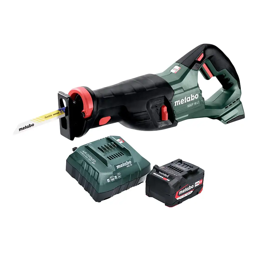 Metabo SSEP 18 LT Akku Säbelsäge 18 V 32 mm + 1x Akku 4,0 Ah + Ladegerät
