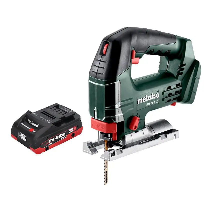 Metabo STB 18 L 90 Akku Stichsäge 18 V 90 mm + 1x LiHD Akku 4,0 Ah - ohne Ladegerät