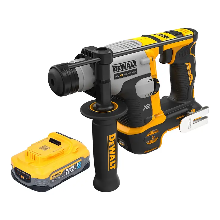 DeWalt DCH 172 N Akku Bohrhammer 18 V 1,4 J SDS plus Brushless + 1x Powerstack Akku 5,0 Ah - ohne Ladegerät