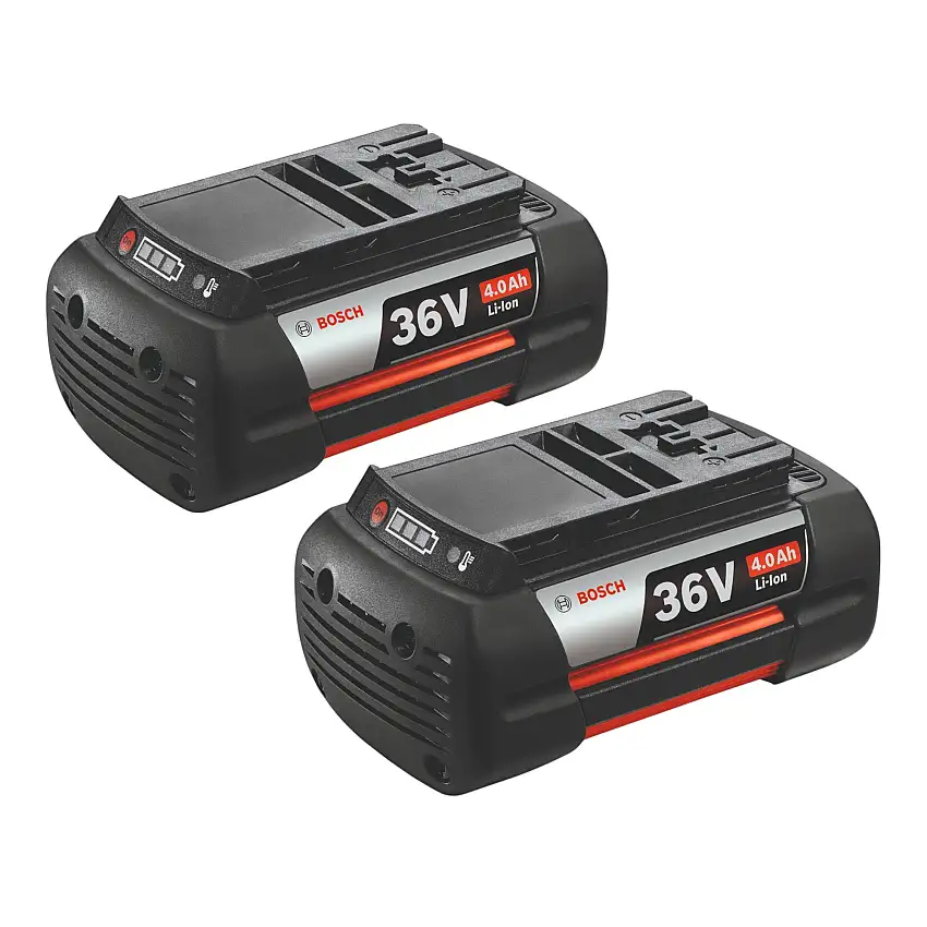 Bosch 2x GBA 36V 4.0Ah Akkupack Li-Ion 36 V 4,0 Ah ( 2x F016800346 ) mit Ladestandsanzeige