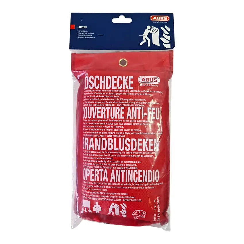 ABUS LD1118 Löschdecke 100 x 100 cm DIN EN 1869:2019