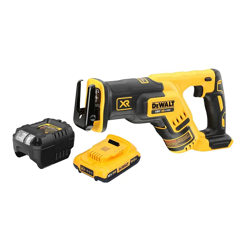 DeWalt DCS 367 D1 Akku Säbelsäge 18 V Brushless + 1x Akku 2,0 Ah + Ladegerät