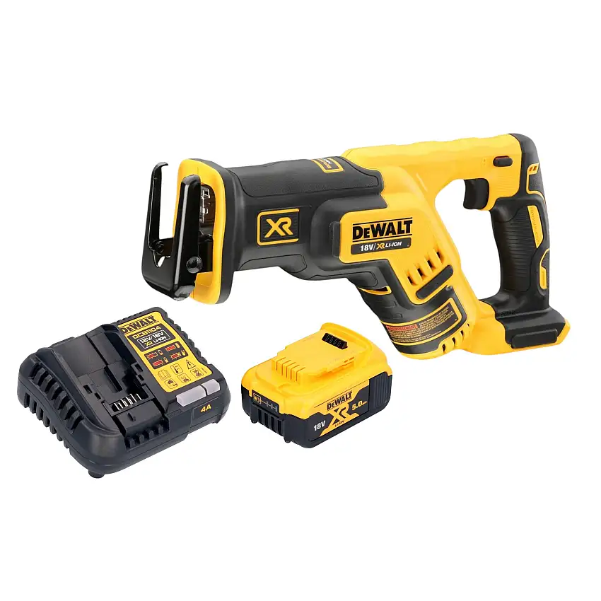 DeWalt DCS 367 P1 Akku Säbelsäge 18 V Brushless + 1x Akku 5,0 Ah + Ladegerät
