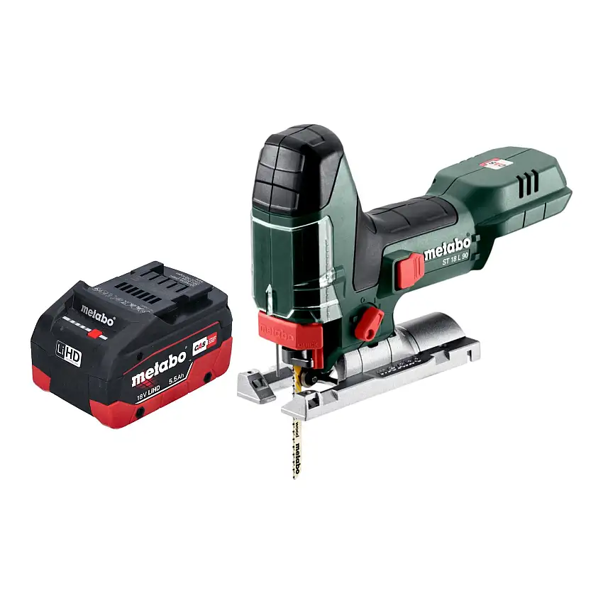Metabo ST 18 L 90 Akku Stichsäge 18 V 90 mm + 1x LiHD Akku 5,5 Ah - ohne Ladegerät