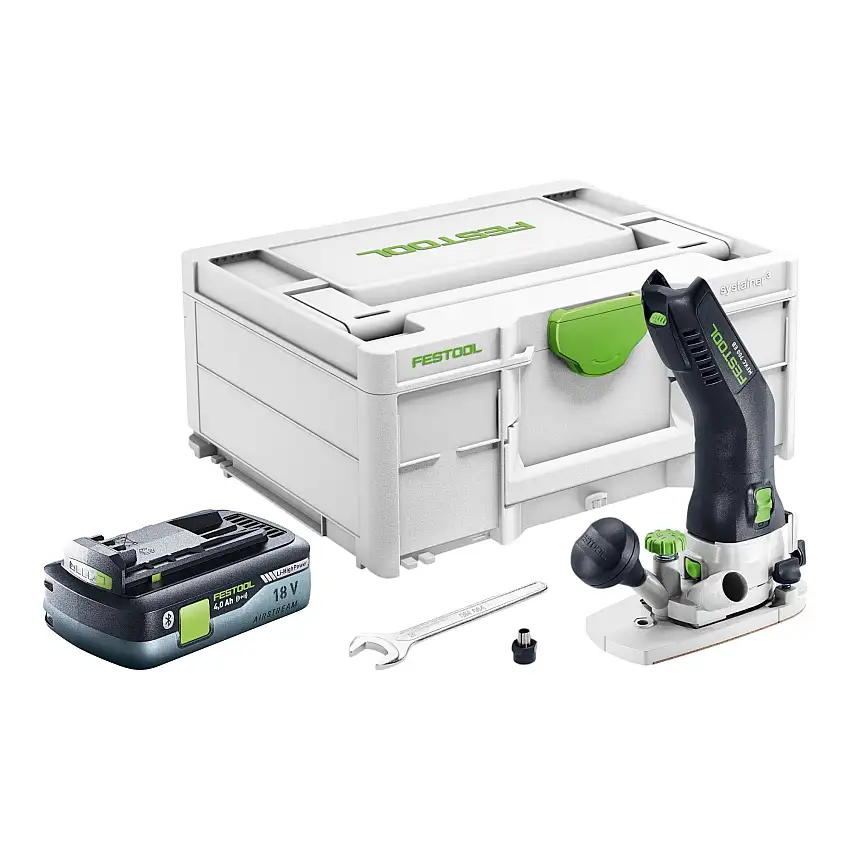 Festool MFKC 700 EB-Basic Akku Modul Kantenfräse 18 V 8 mm Brushless + 1x Akku 4,0 Ah + Systainer - ohne Ladegerät
