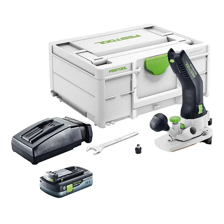 Festool MFKC 700 KA EB-Basic Akku Modul Kantenfräse 18 V 8 mm Brushless + 1x Akku 4,0 Ah + Ladegerät + Systainer