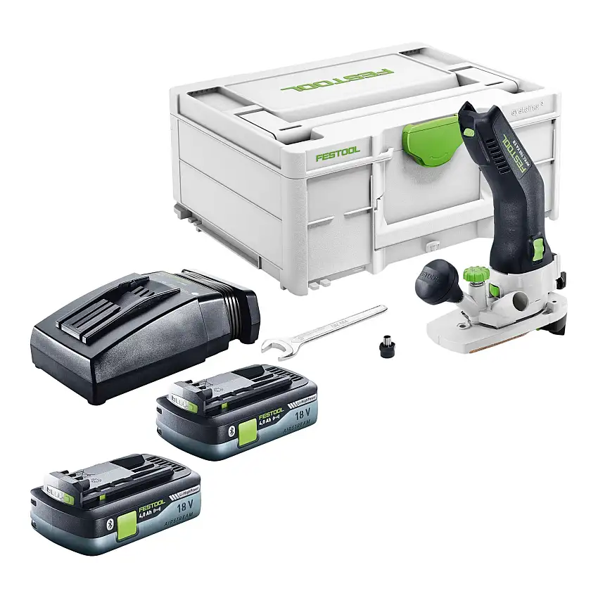 Festool MFKC 700 KA EB-Basic Akku Modul Kantenfräse 18 V 8 mm Brushless + 2x Akku 4,0 Ah + Ladegerät + Systainer