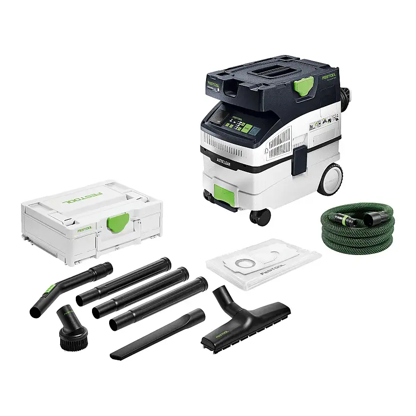 Festool CTH MIDI I AC CLEANTEC Absaugmobil 1200 W 15 l Staubklasse H + Standard Reinigungsset