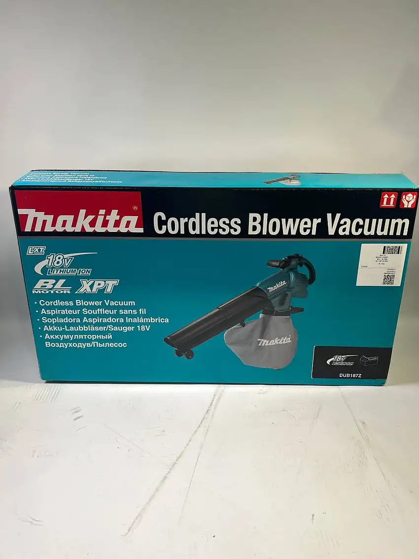 Makita DUB 187 Z Akku Laubbläser und Laubsauger 18 V Brushless Solo - Unvollständig