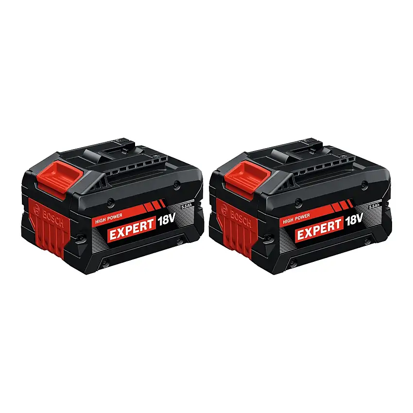 Bosch 2x EXBA 18V-55 EXPERT Akku 18 V 5,5 Ah Li-Ion AMPShare ( 2x 1600A036Z6 )