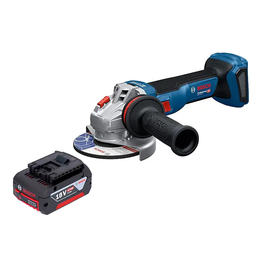 Bosch GWS 18V-11 Professional Akku Winkelschleifer 18 V 125 mm + 1x Akku 4,0 Ah - ohne Ladegerät