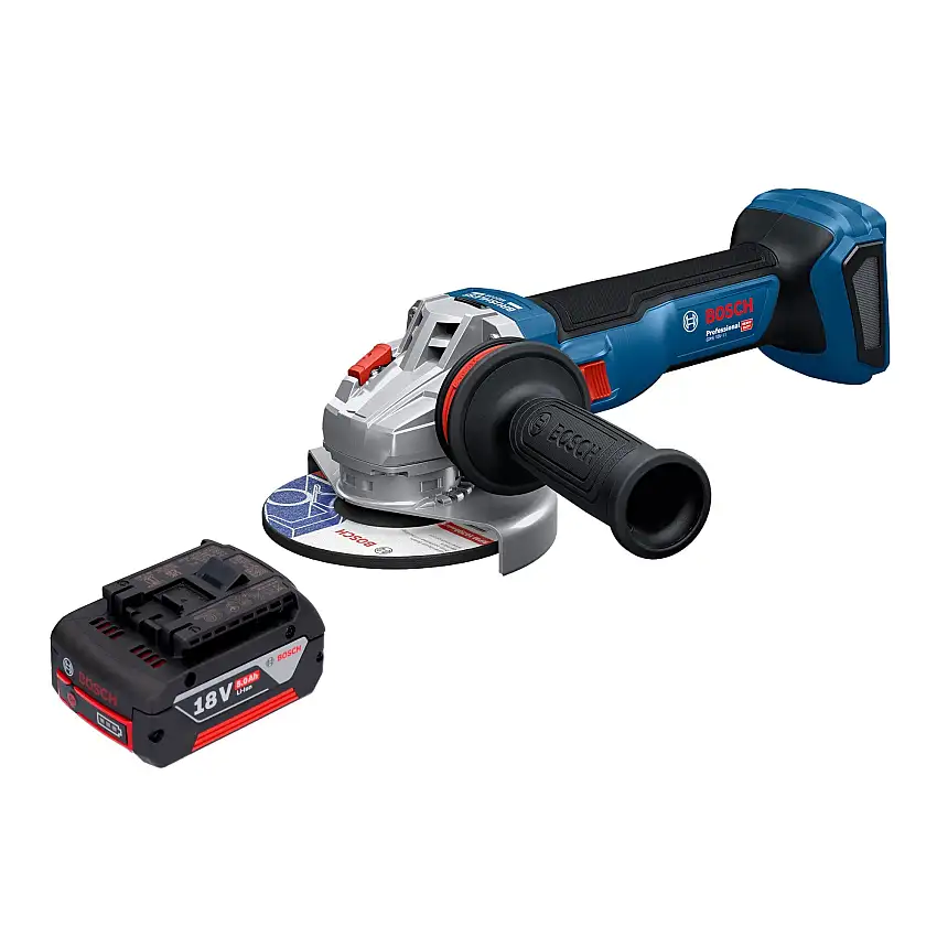 Bosch GWS 18V-11 Professional Akku Winkelschleifer 18 V 125 mm + 1x Akku 5,0 Ah - ohne Ladegerät