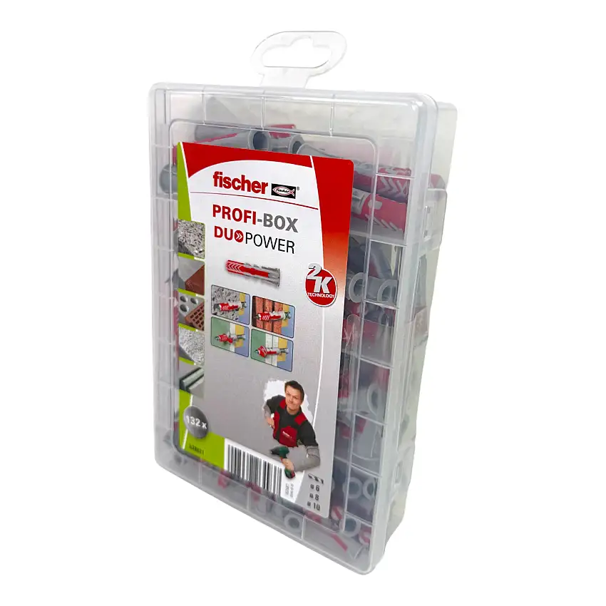 Fischer Profi-Box DuoPower Dübel Set 132 teilig ( 538621 )
