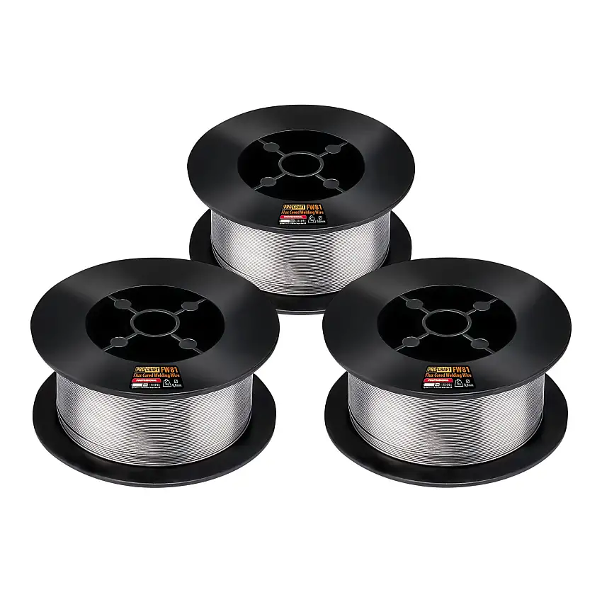 Procraft 3x FW81 Fülldraht Schweißdraht FLUX 0,8 mm 1,0 kg