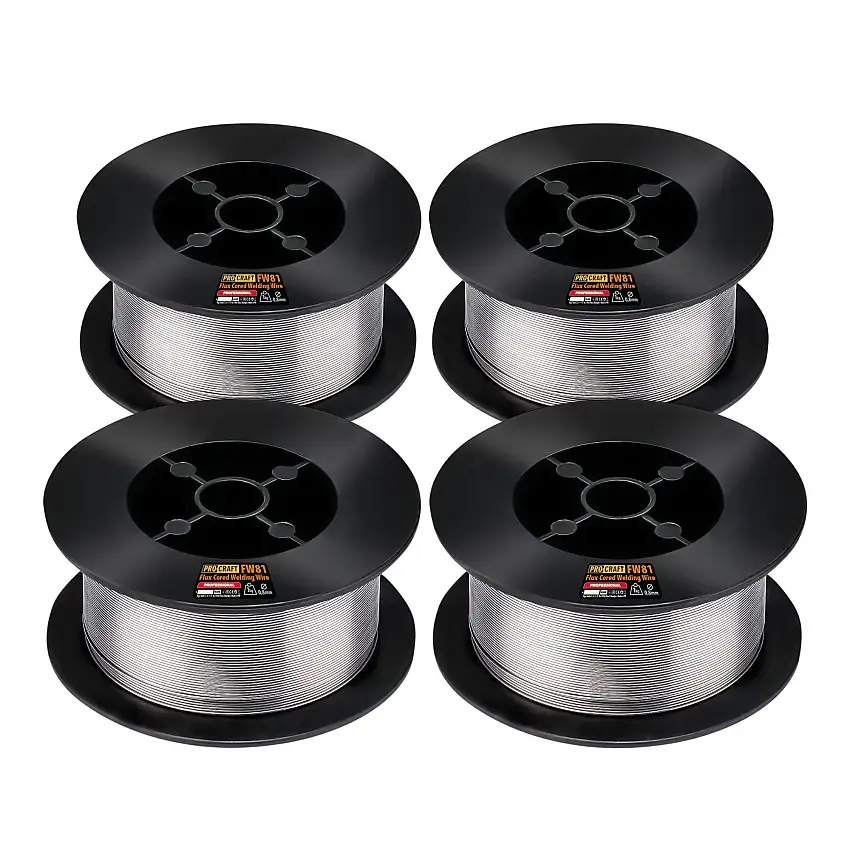 Procraft 4x FW81 Fülldraht Schweißdraht FLUX 0,8 mm 1,0 kg