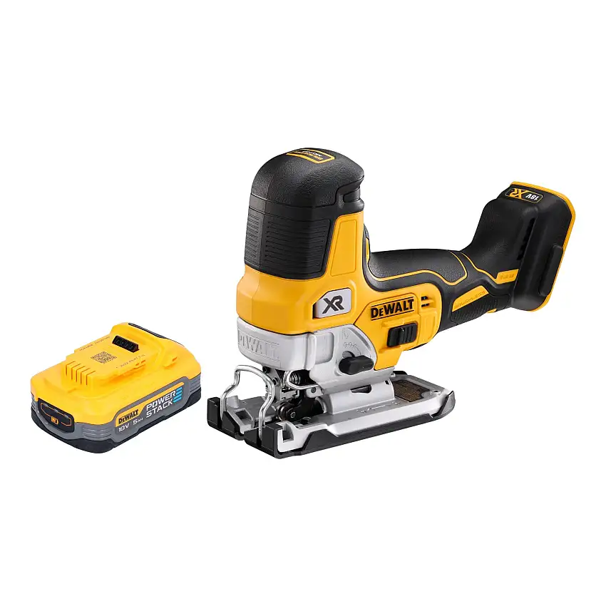 DeWalt DCS 335 N Akku Stichsäge 18 V 135 mm Brushless + 1x Powerstack Akku 5,0 Ah - ohne Ladegerät